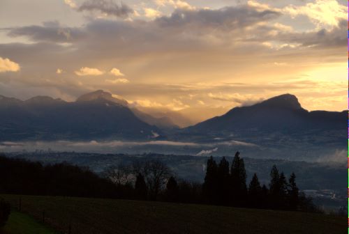 Jour de tempête sur la combe de Savoie