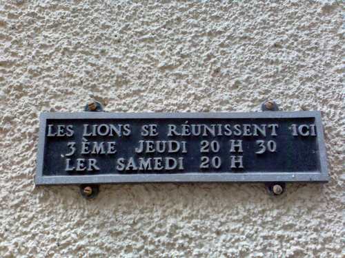La preuve que des lions vivent à Aubenas en Ardèche.