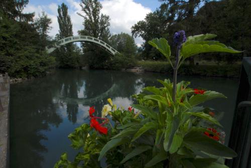 Le canal de Savières à Chanaz