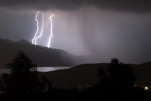 Orage sur le Lac du Bourget