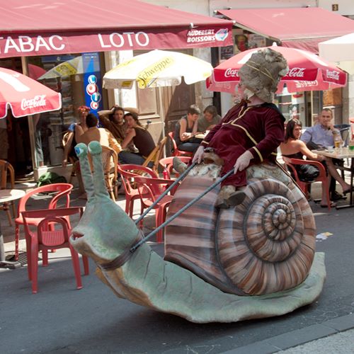 Escargot du Cantal bien dressé