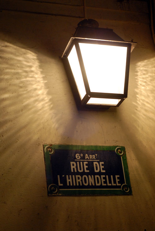 Hirondelle éclairée