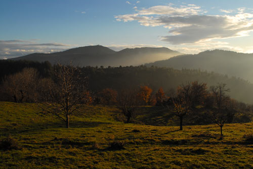 Eclaircies sur le Tanargue en Ardèche