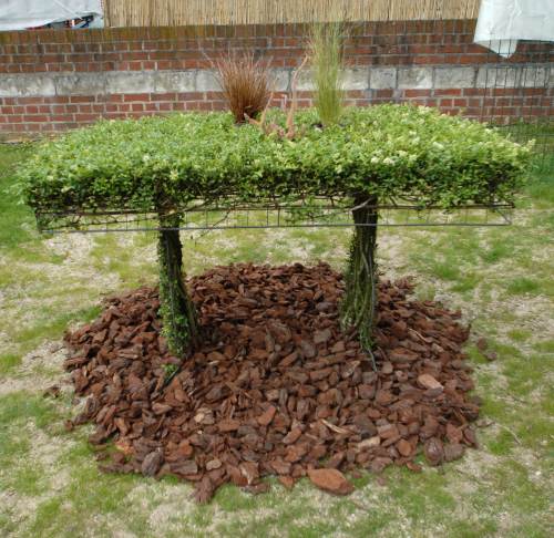 Une vraie table de jardin écologique