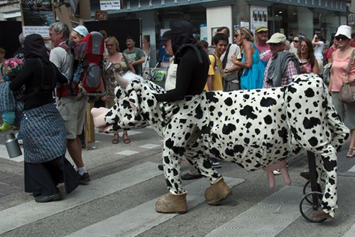 Vache à roulette
