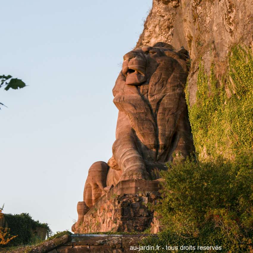 La statue du lion de Belfort par Bartoldi