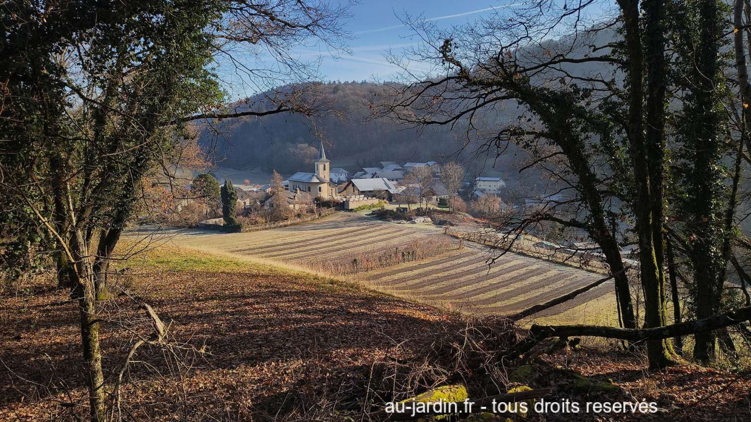 Village de Villard-d'Héry en Savoie 1er jour de 2026