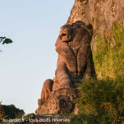 Le lion de Belfort au couchant