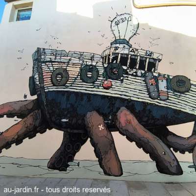 Bateau à tentacules