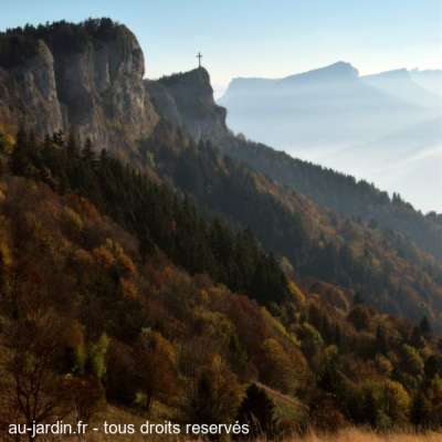 Vue d'automne sur le Nivolet