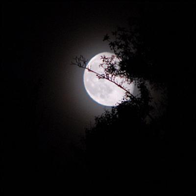 Lune qui se dégonfle